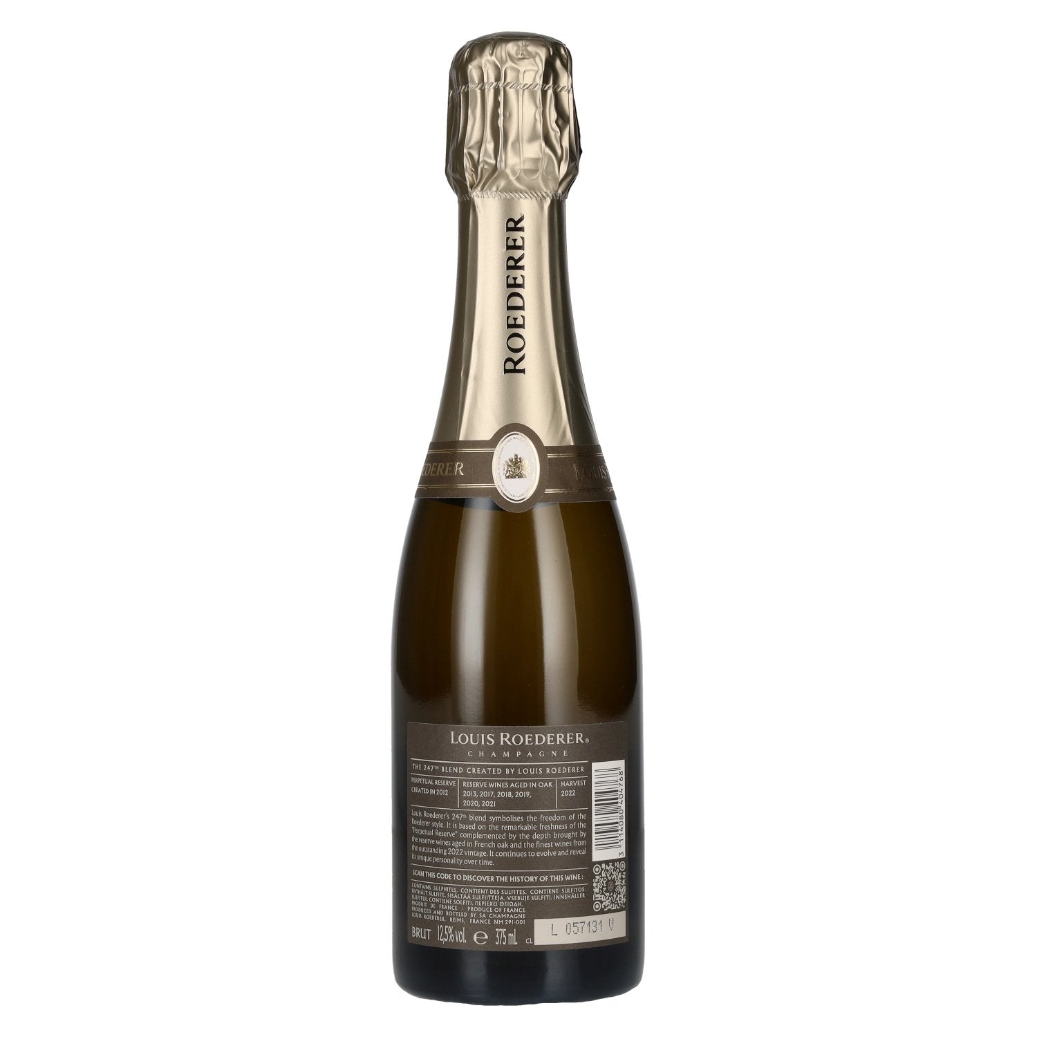 Louis Roederer Champagne Collection 247 12,5% Vol. 0,375l