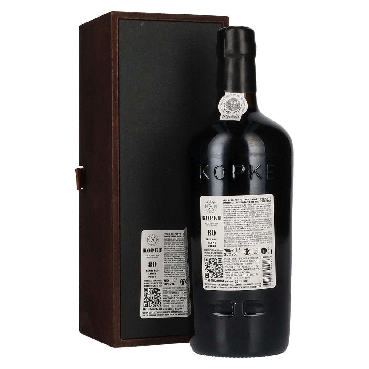 Kopke 80 Years Old TAWNY Porto 20 % vol., 0,75 l, dans un coffret en bois