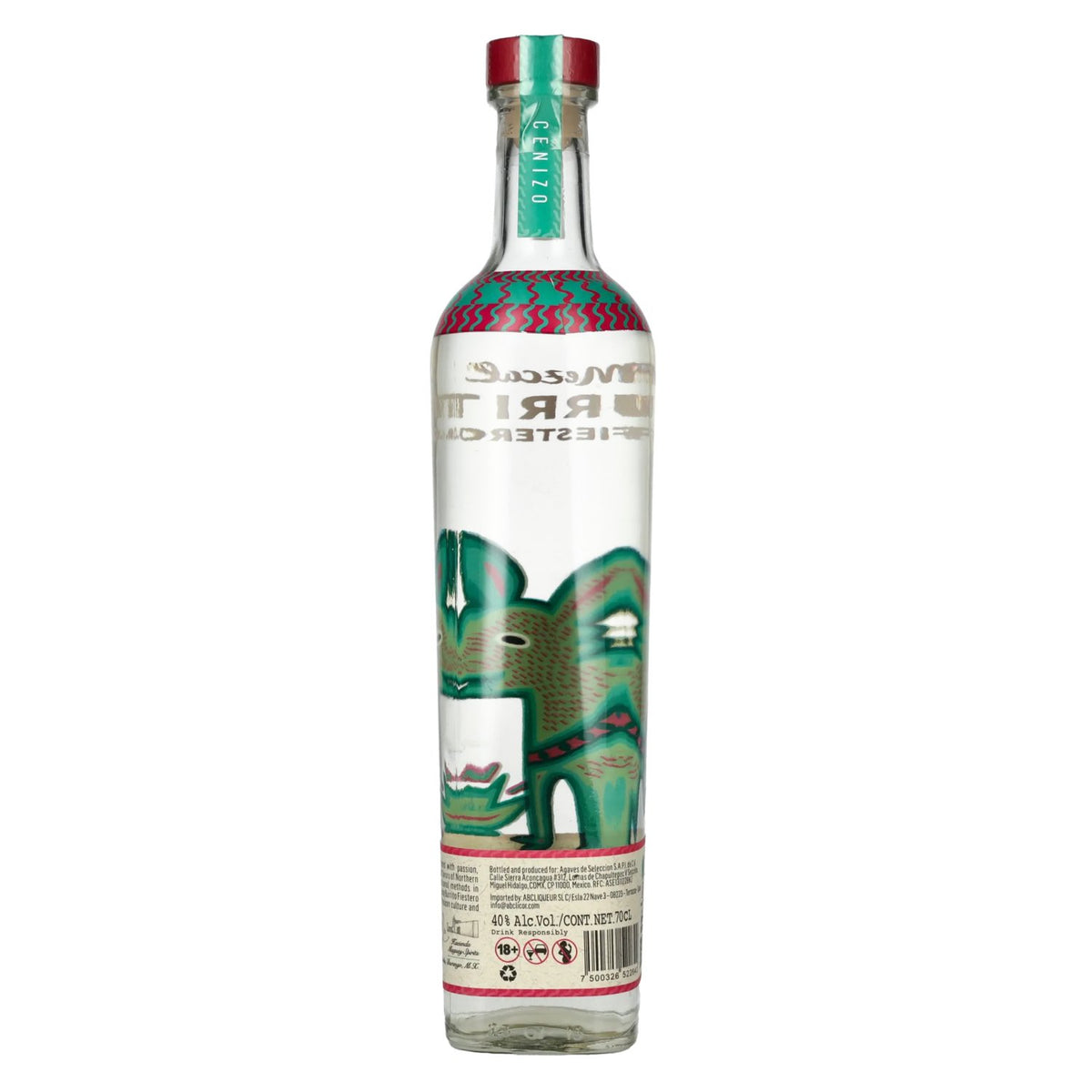 Burrito Fiestero Mezcal Artesanal Cenizo DOP 40% Vol. 0,7l