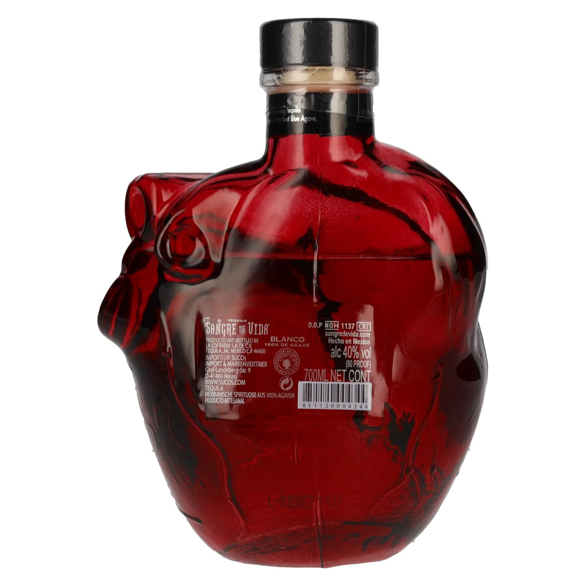 Sangre de Vida BLANCO Tequila 100% Agave 40% vol. 0.7 l