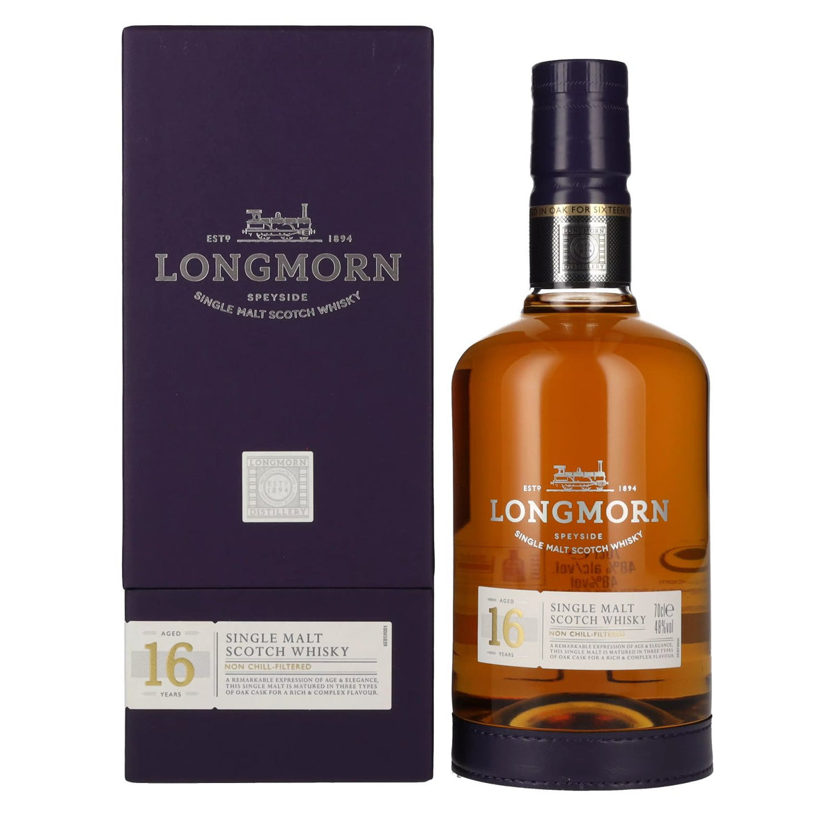 Longmorn 16 Years Old Single Malt Scotch Whisky 48% vol. 0,7 l in geschenkverpakking