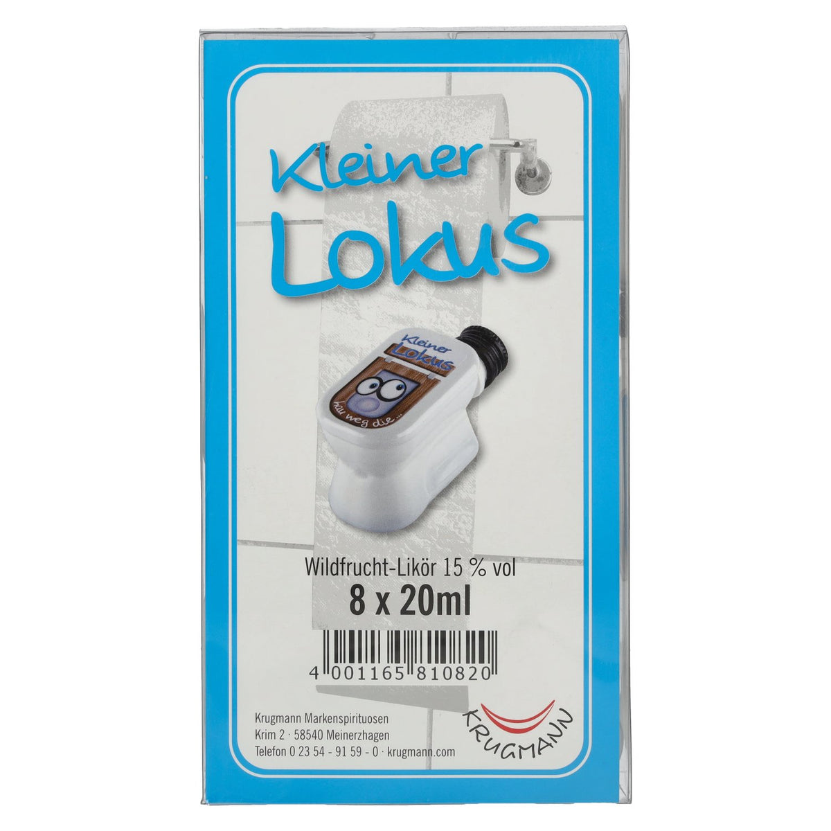 Krugmann Kleiner LOKUS Wildfruchtlikör 15% Vol. 8x0,02l PET