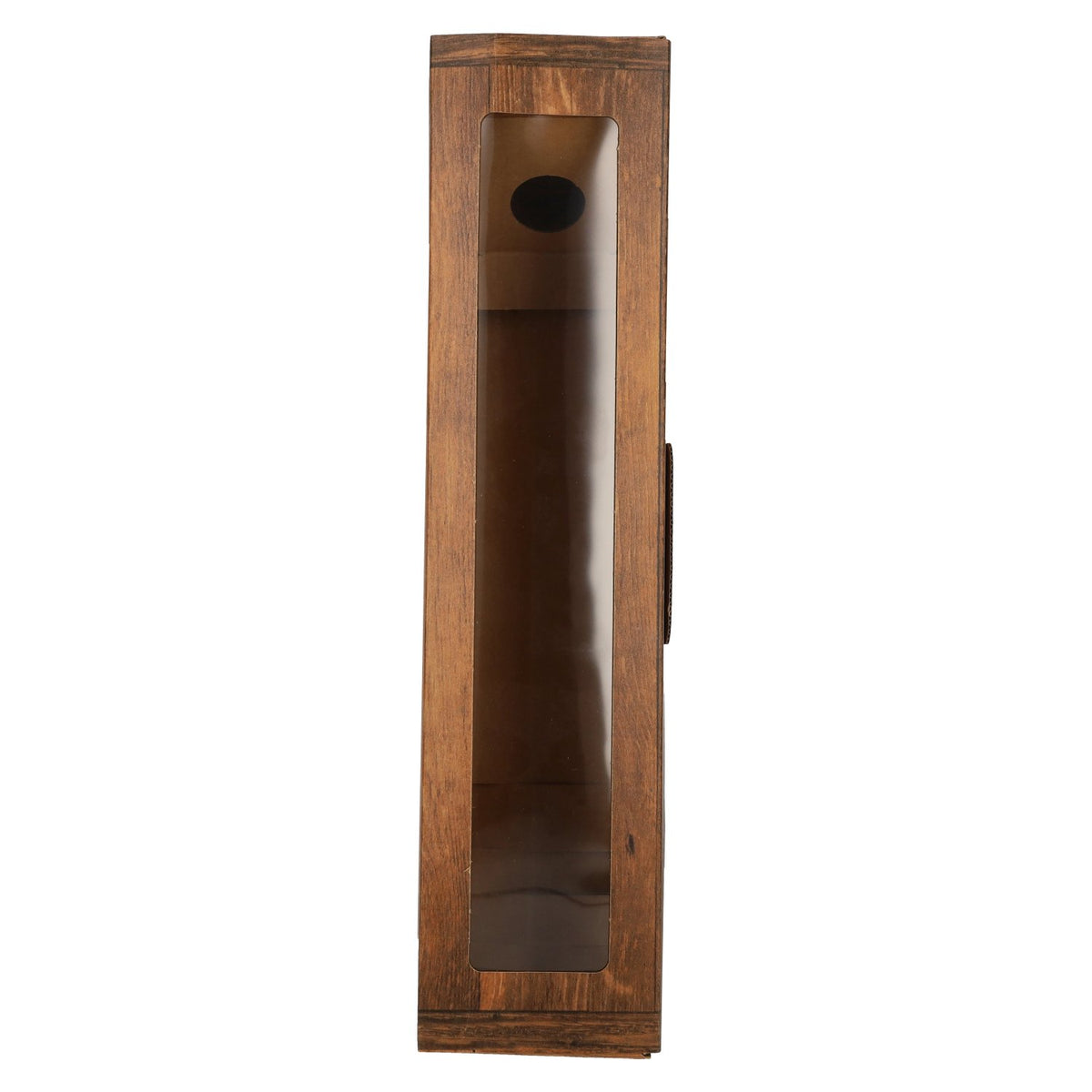 Coffret cadeau Vintage imitation bois avec fenêtre 1 pièce