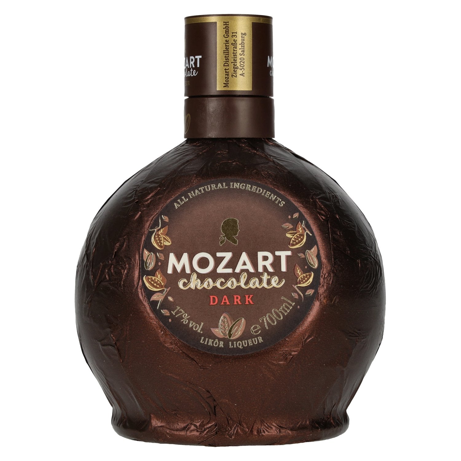 Liqueur Mozart au chocolat noir, 17 % vol., 0,7 l
