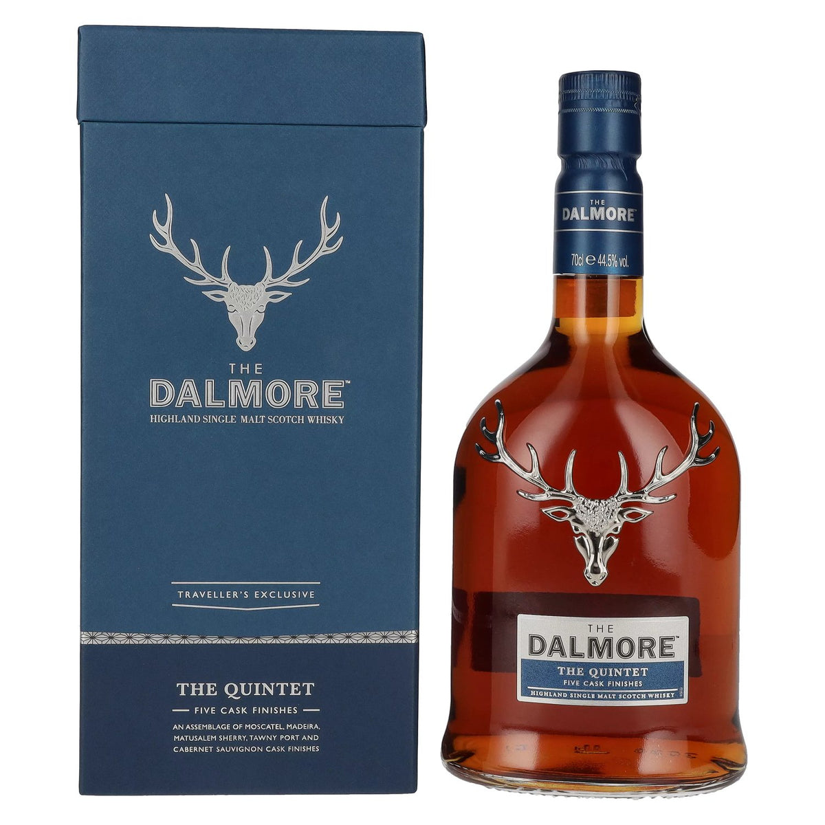 The Dalmore THE QUINTET Highland Single Malt 44.5% ABV, 0.7 litres, in a gift box