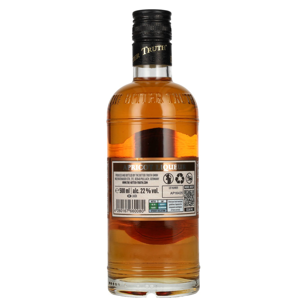 The Bitter Truth Apricot Liqueur 22% Vol. 0,5l