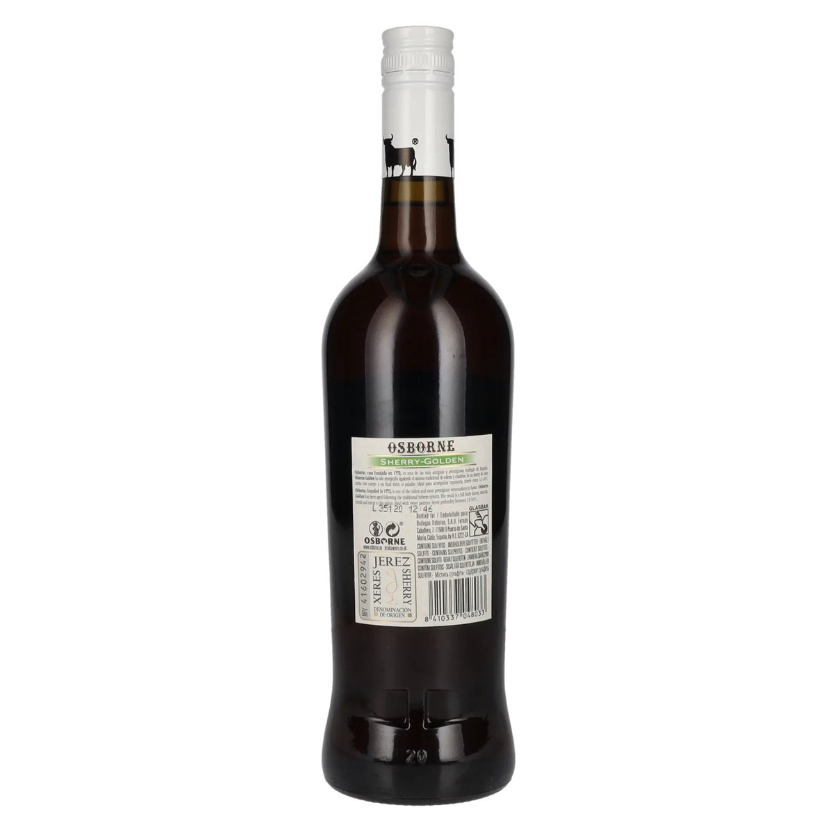 Osborne Sherry Medium Golden 15% Vol. 0,75l