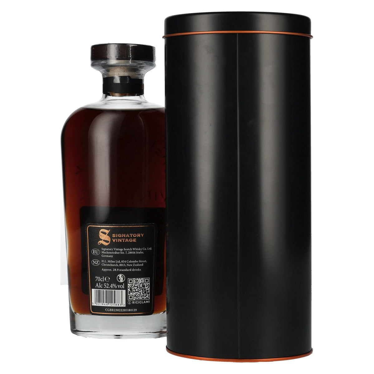 Signatory Vintage GLEN ROTHES 26 Years Old Cask Strength #9812 1997 52,4% Vol. 0,7l in Tinbox