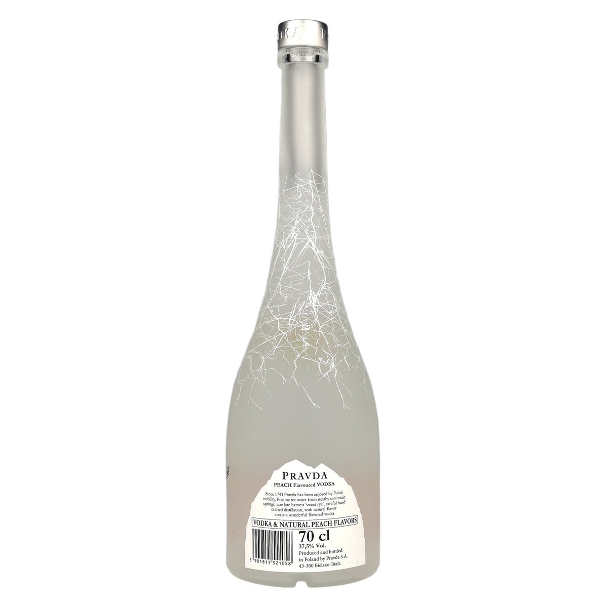 Pravda PEACH gearomatiseerde wodka 37,5% vol. 0,7 l