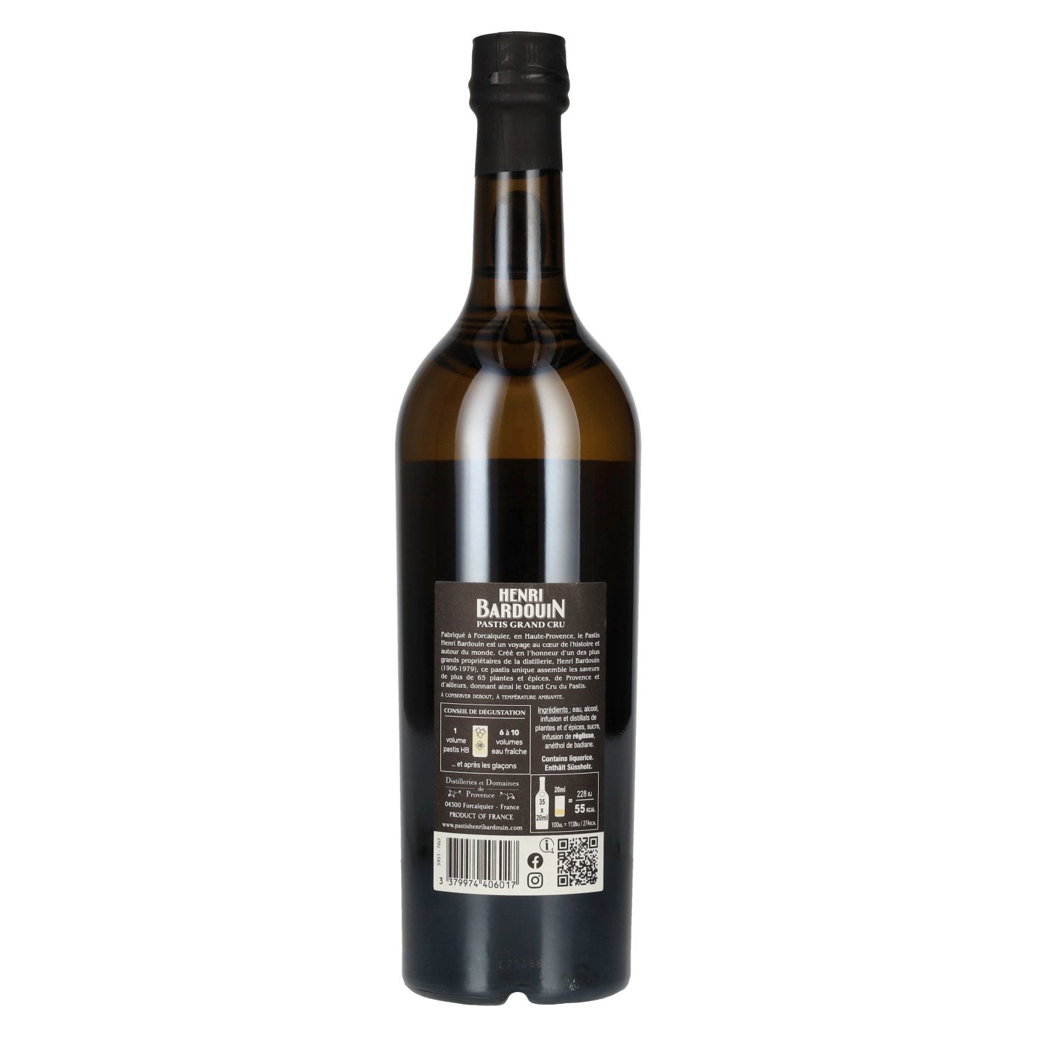 Henri Bardouin Le Pastis Grand Cru 45% Vol. 0,7l