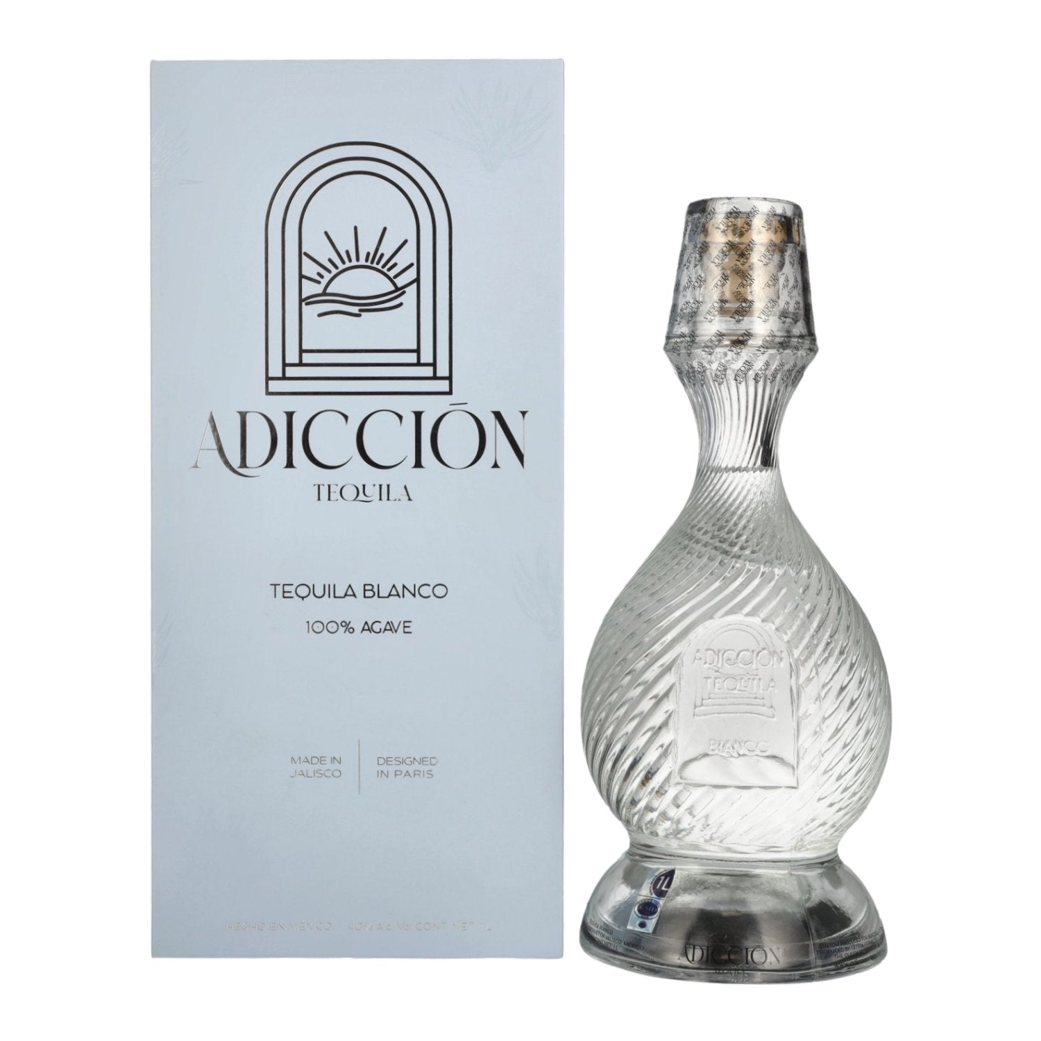 ADICCIŌN Blanco 100% Agave 40% Vol. 1l