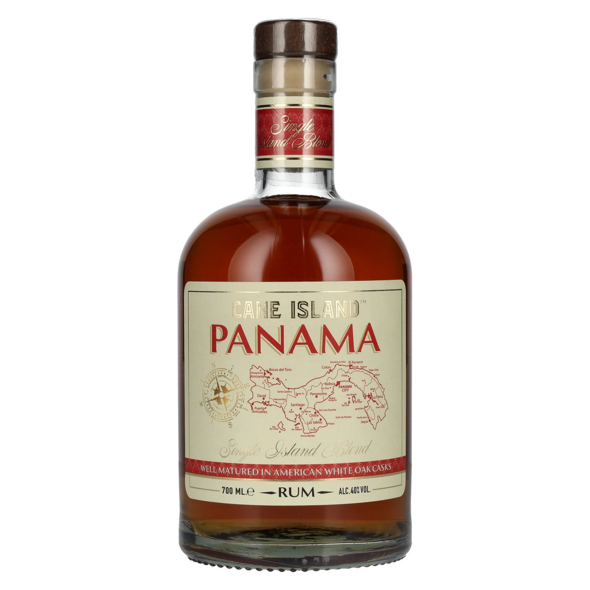 Cane Island PANAMA Single Island Blend Rum 40% vol. 0.7 l