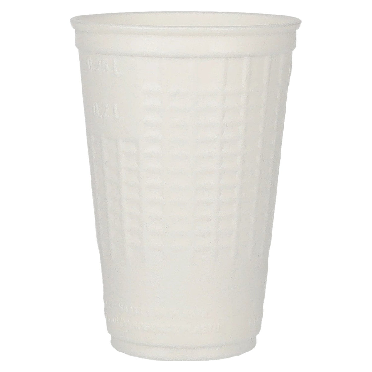 Tasse isotherme blanche 50 x 0,25 l