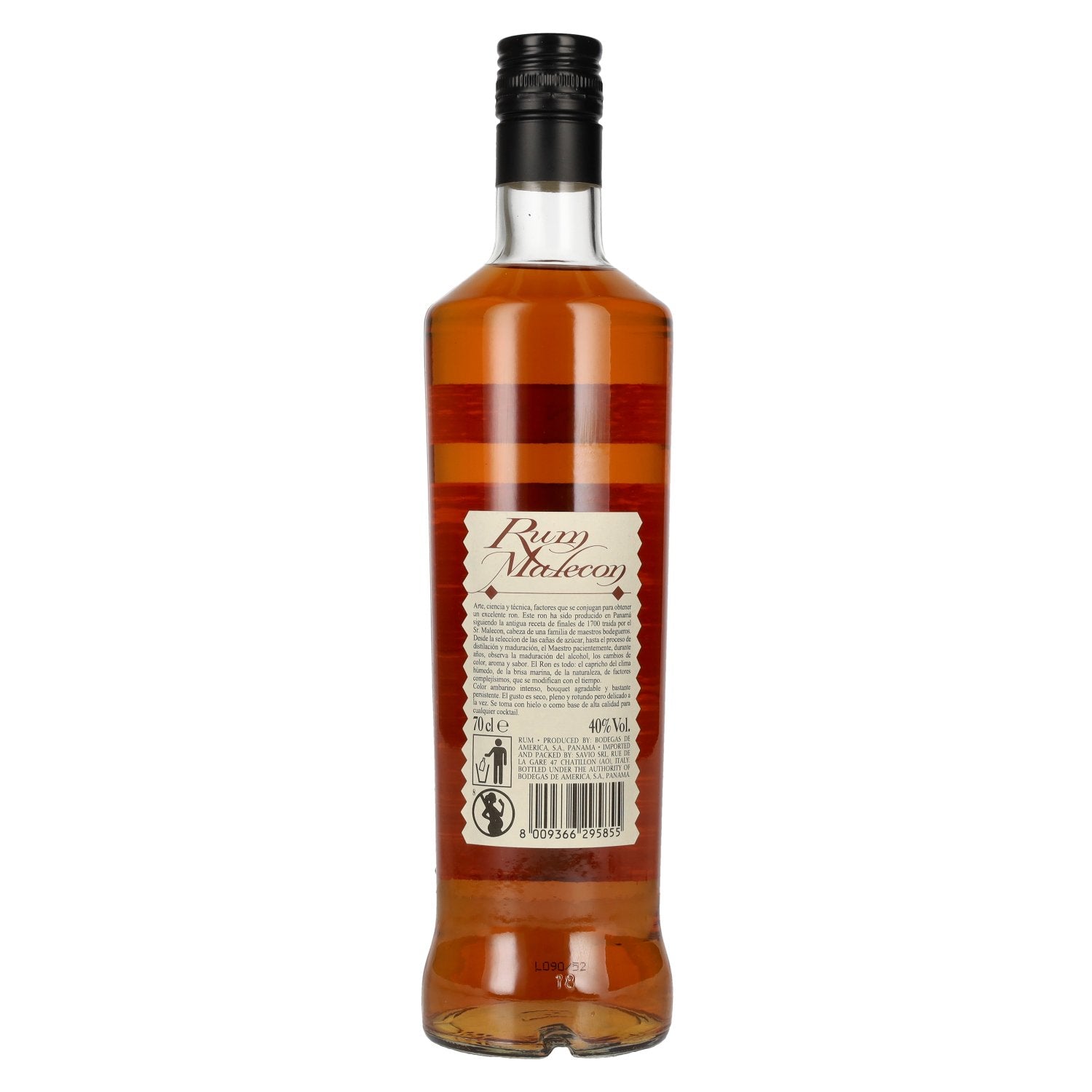 Rum Malecon Añejo 8 Años Gran Reserva 40% Vol. 0,7l