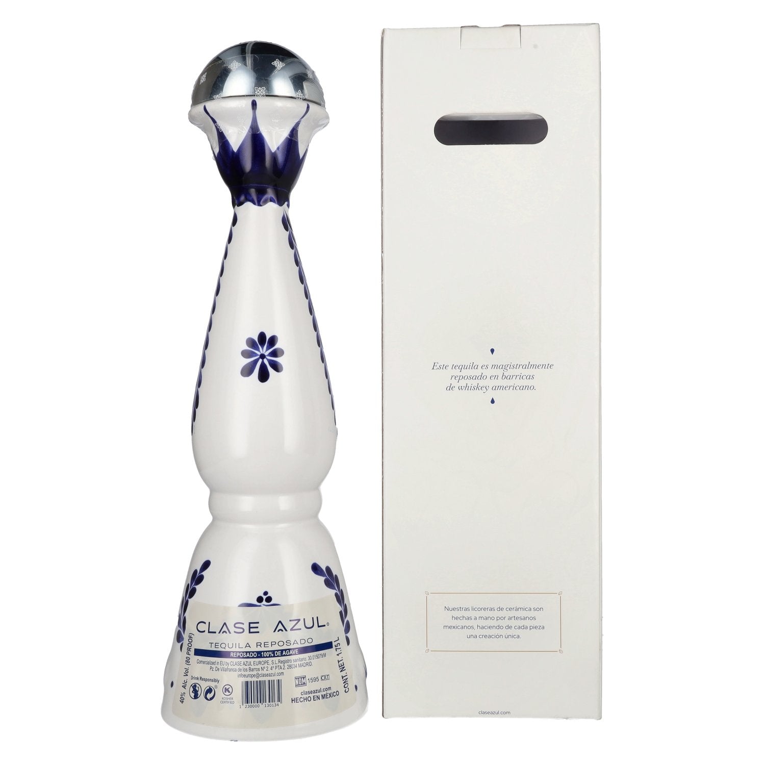 Clase Azul Tequila REPOSADO 40% Vol. 1,75l in geschenkverpakking