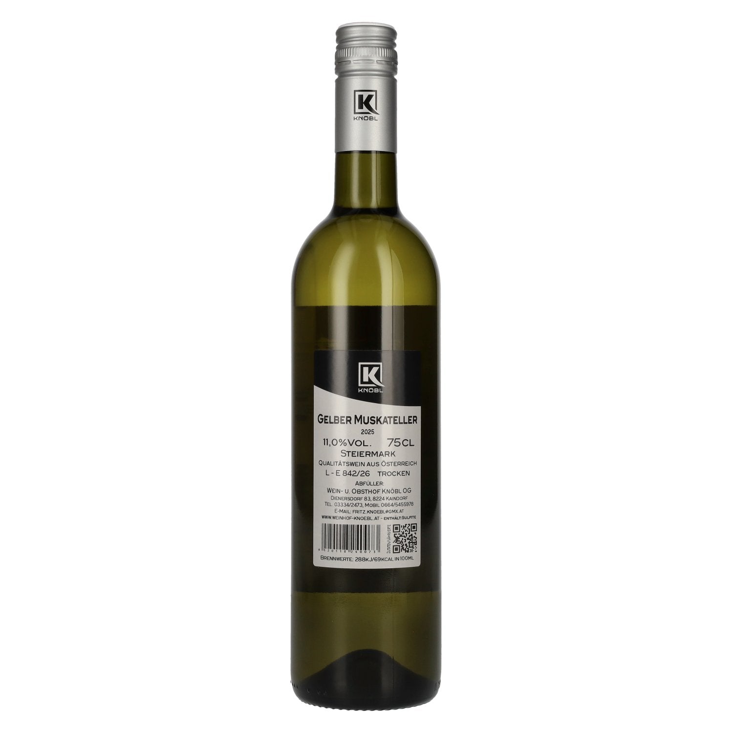 Knöbl Muscat jaune 2025 11% vol. 0,75l