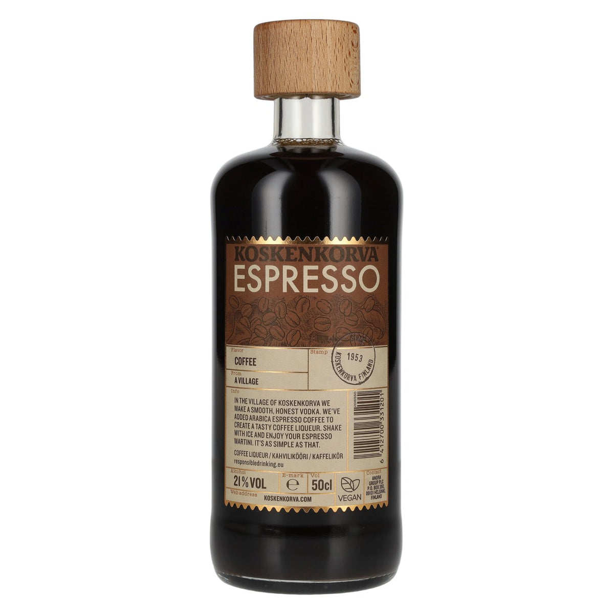 Liqueur aromatisée Koskenkorva ESPRESSO 21 % vol. 0,5 l