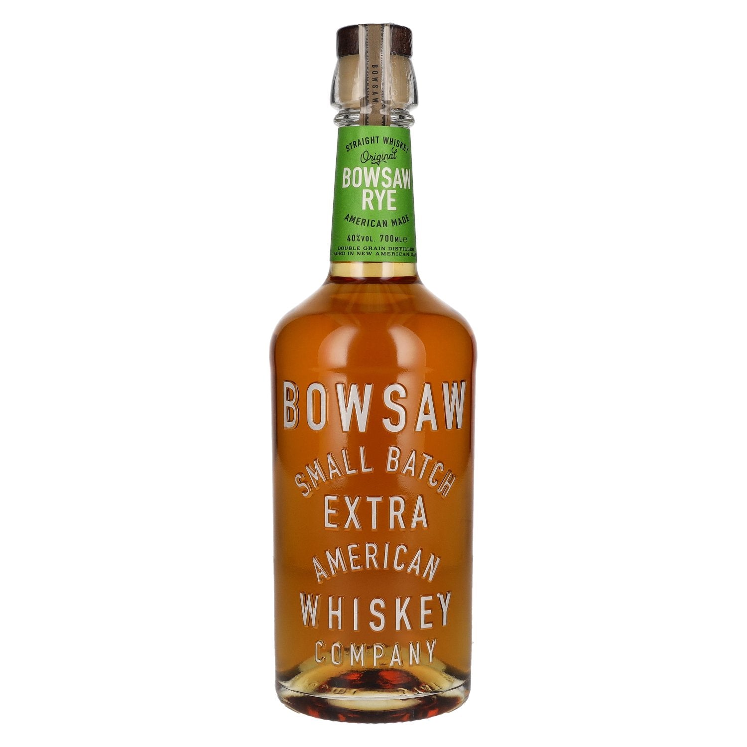 Bowsaw STRAIGHT RYE Small Batch Amerikaanse whiskey 40% Vol. 0,7l