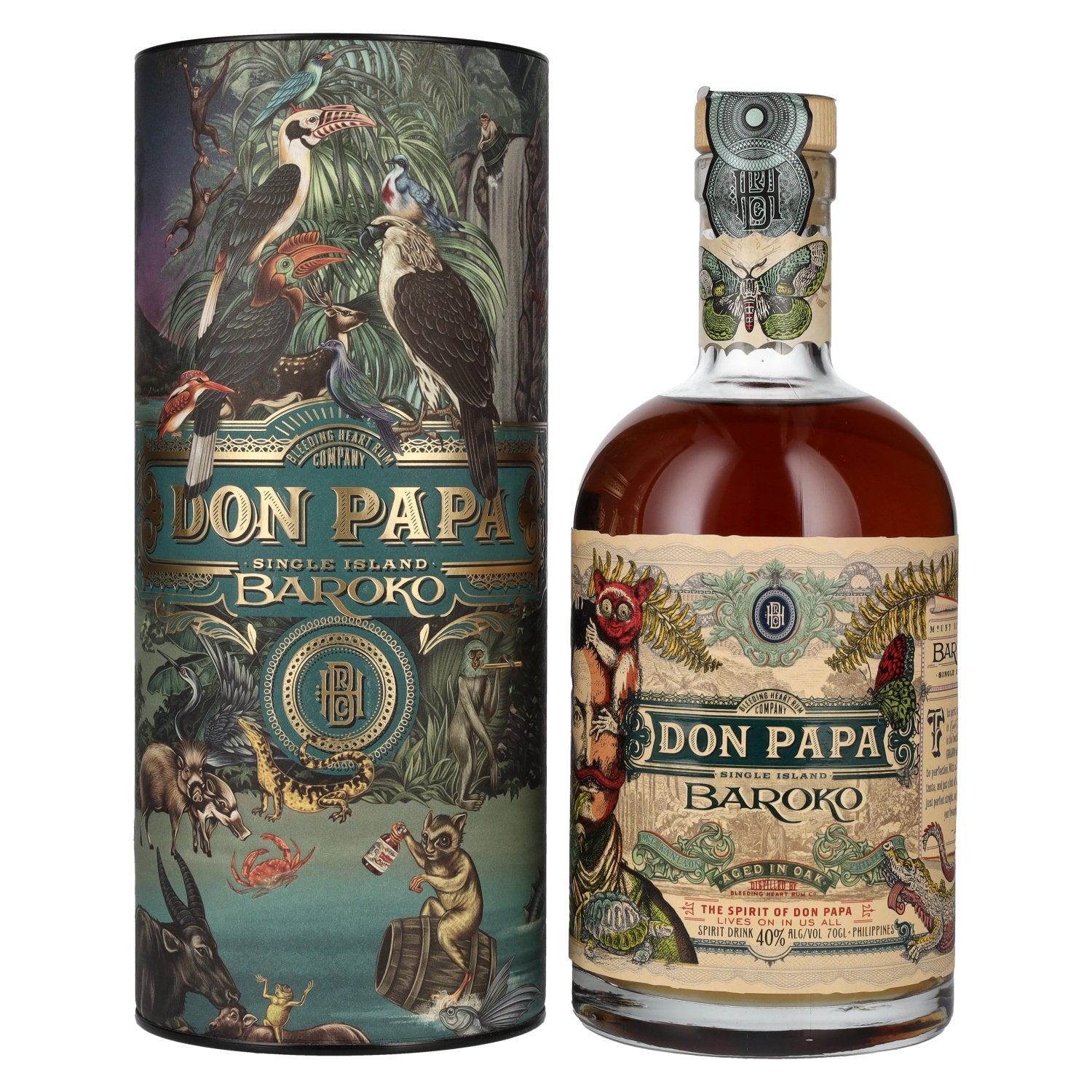 Don Papa BAROKO Eco Canister 40% Vol. 0,7l in Geschenkbox