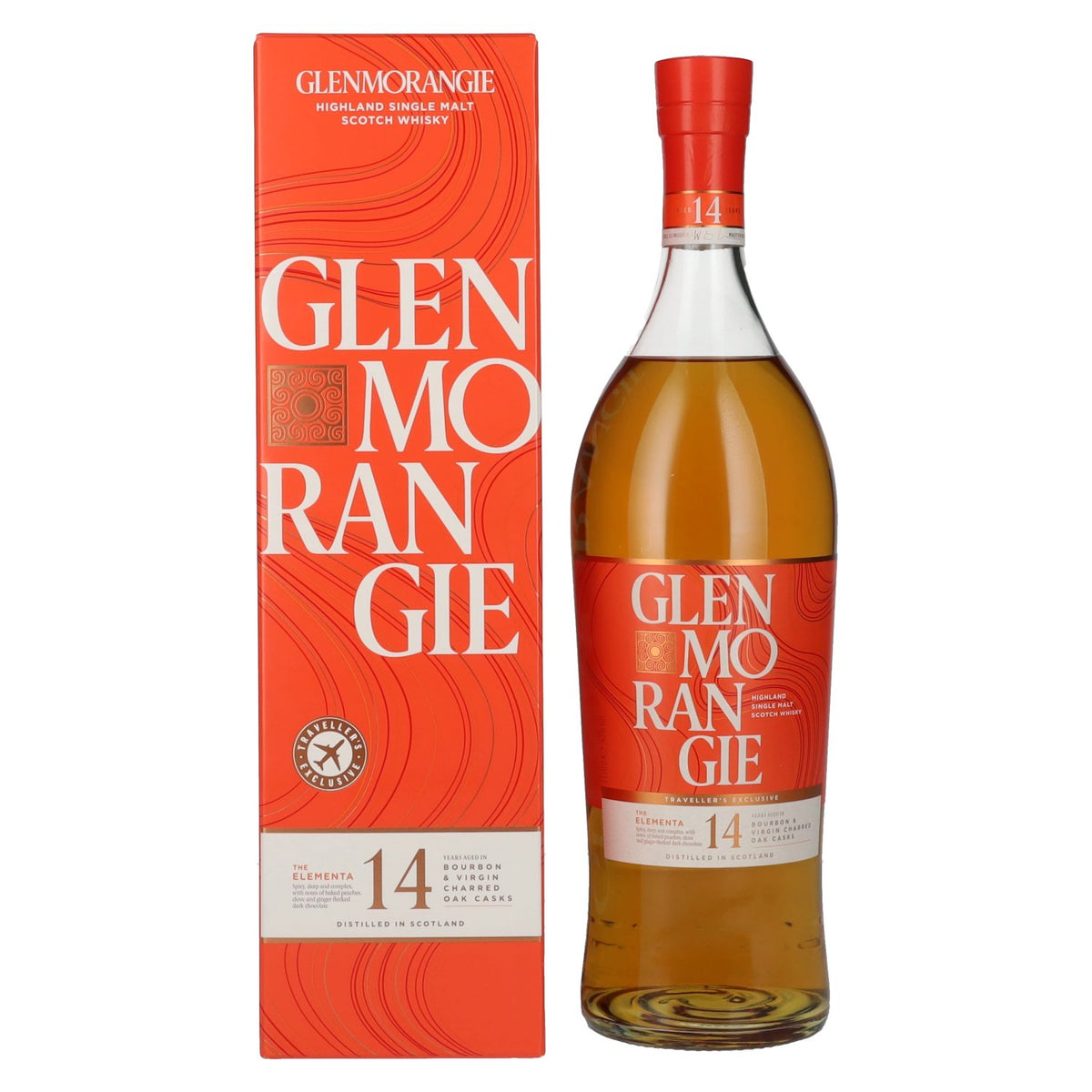 Glenmorangie The ELEMENTA 14 Years Old New Charred Oak Cask Finish 43% vol. 1l in a gift box