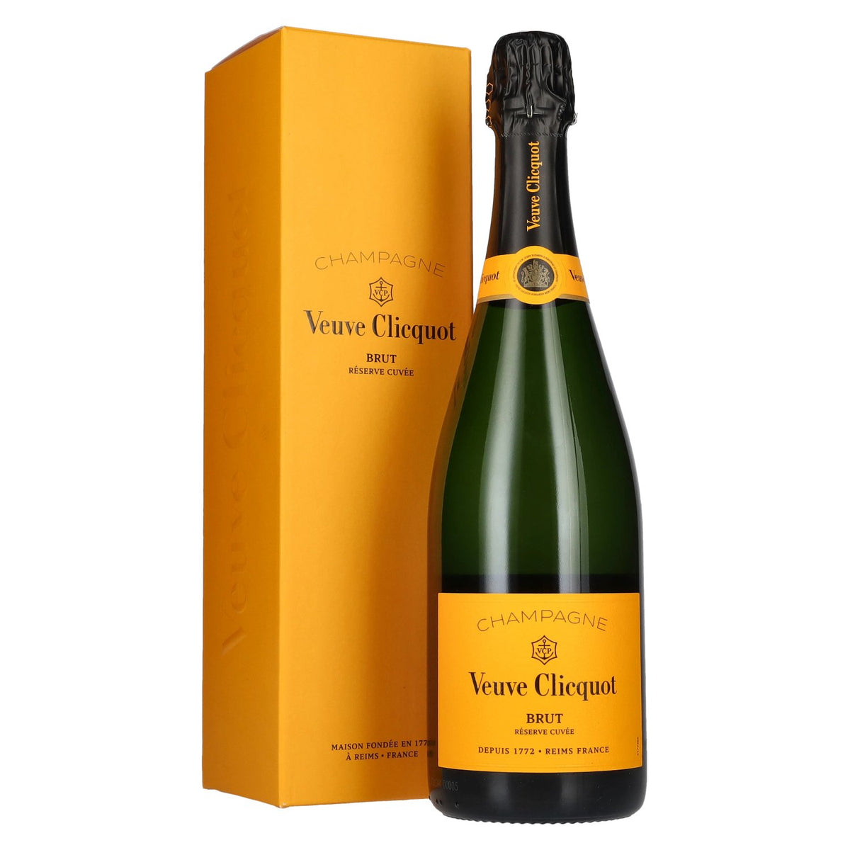 Veuve Clicquot Champagne Brut Réserve Cuvée 12,5% Vol. 0,75l in Geschenkbox