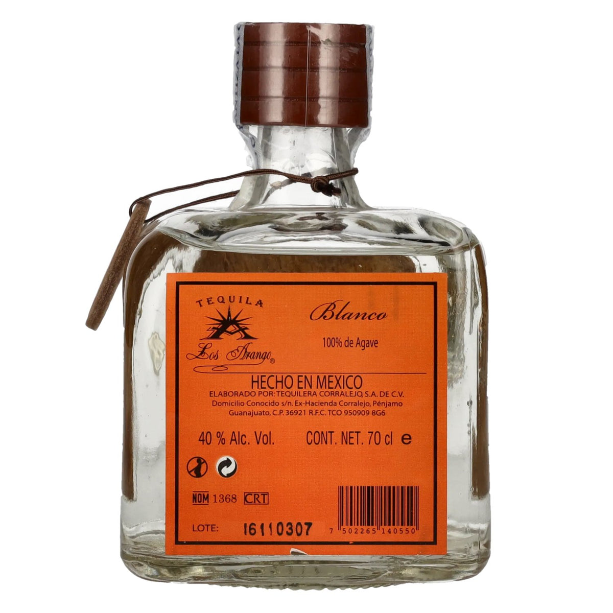 Los Arango Tequila Blanco 100% agave 40% vol. 0,7 l