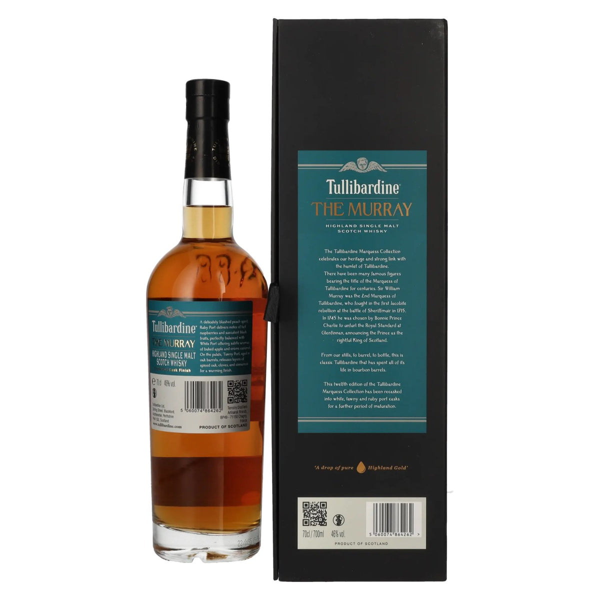 Tullibardine THE MURRAY The Marquess Collection Triple Port Cask Finish 2008 46% ABV 0.7l in a gift box