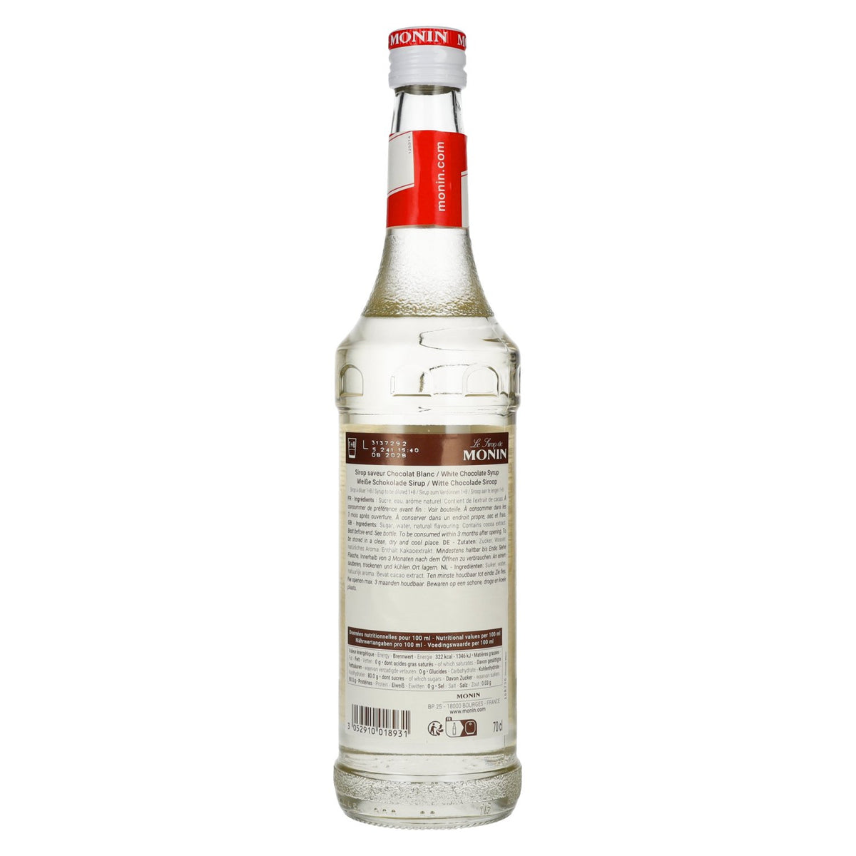 Monin WHITE CHOCOLATE Syrup 0.7 l