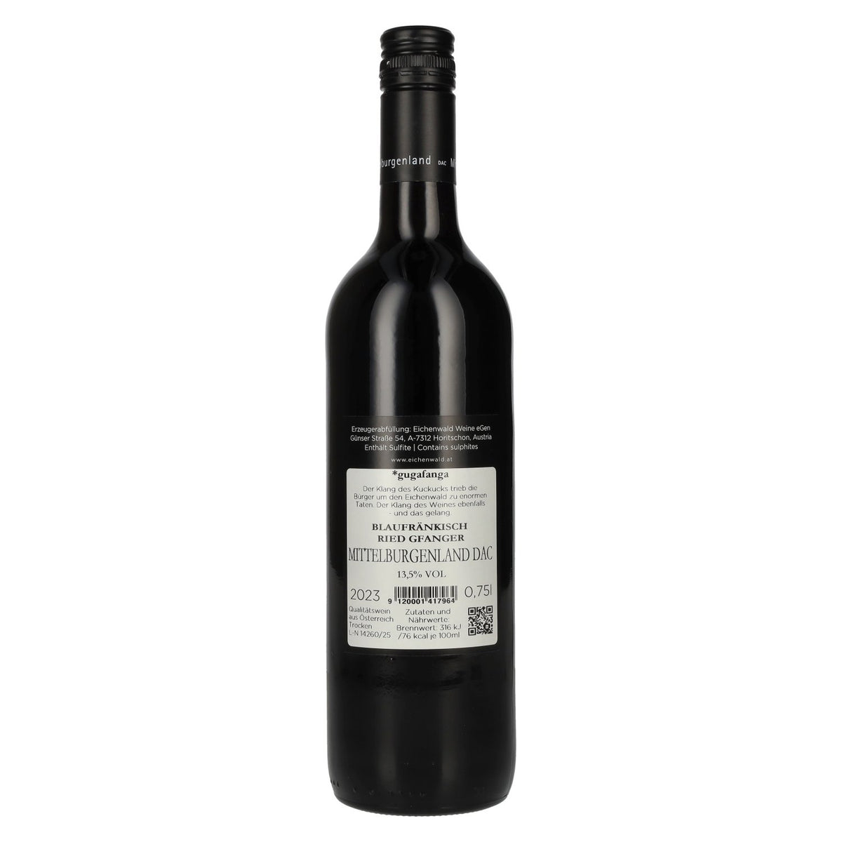 Eichenwald DER GUGAFANGA Blaufränkisch 2023 13,5 % vol. 0,75 l