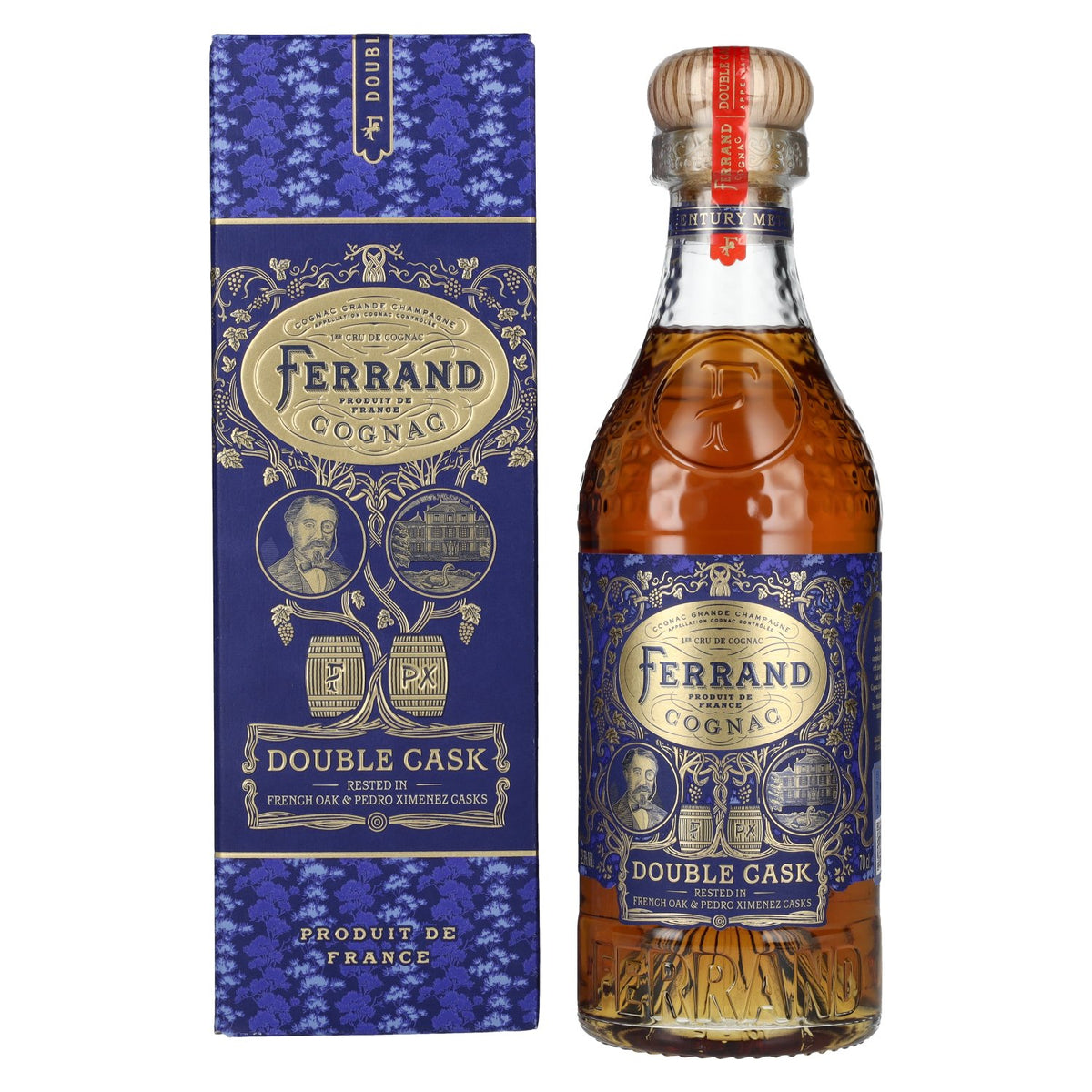 Pierre Ferrand RÉSERVE 1er Cru de Cognac DOUBLE CASK 42,3% Vol. 0,7l in Geschenkbox