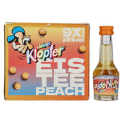Kleiner Klopfer Eistee Peach 15% Vol. 9x0,02l