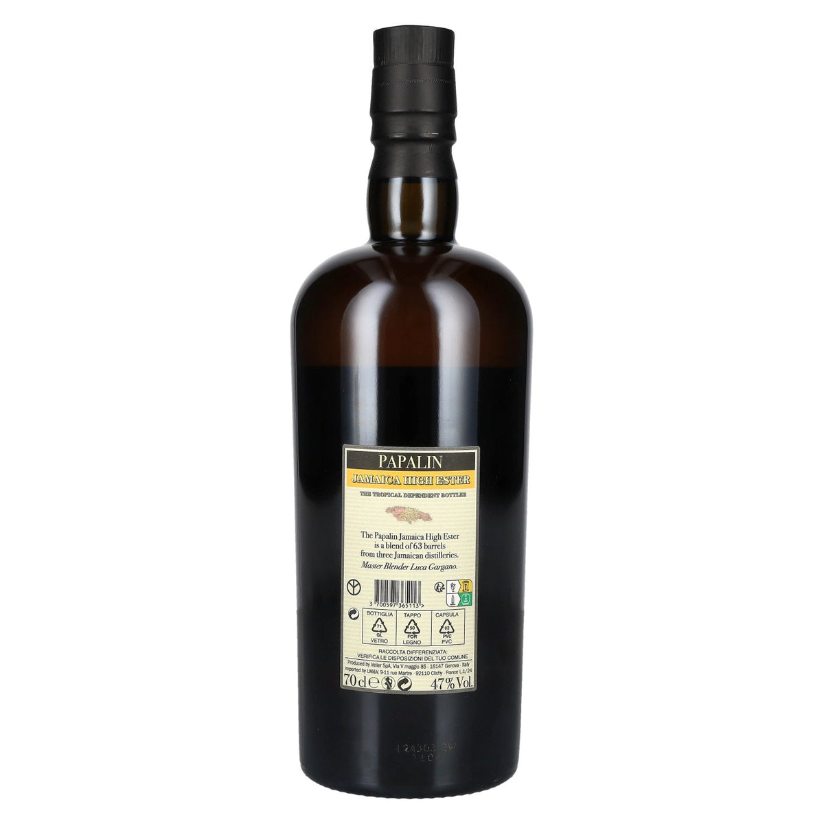 Papalin 5 Years Old Jamaica High Ester Rum 47% Vol. 0,7l