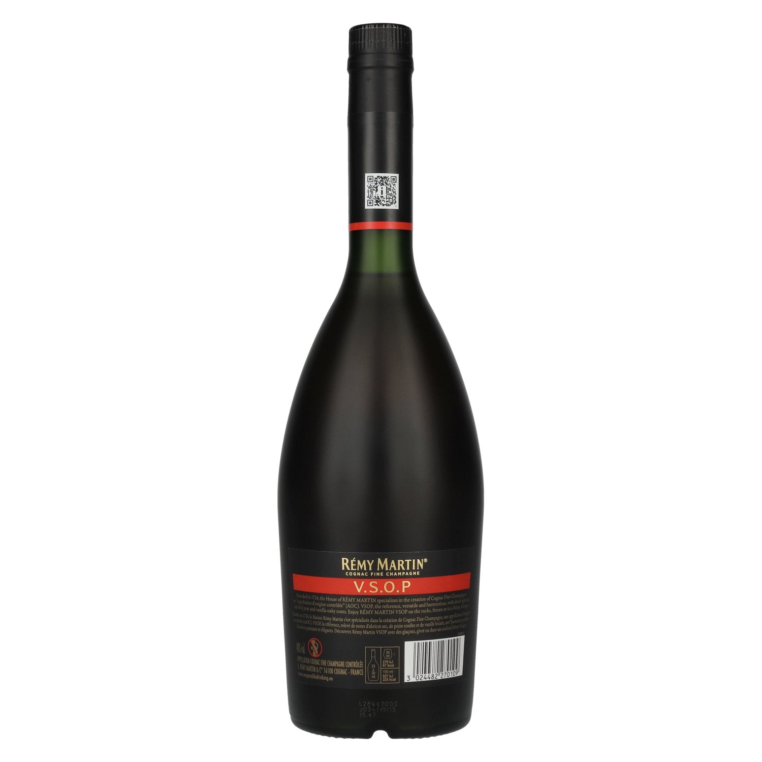 Rémy Martin V.S.O.P Cognac Fine Champagne Frosted Glas Design 40% Vol. 0,7l