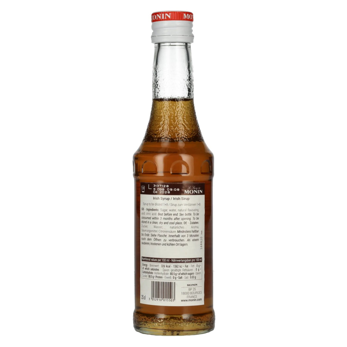 Le Sirop de Monin IRISH 0,25l