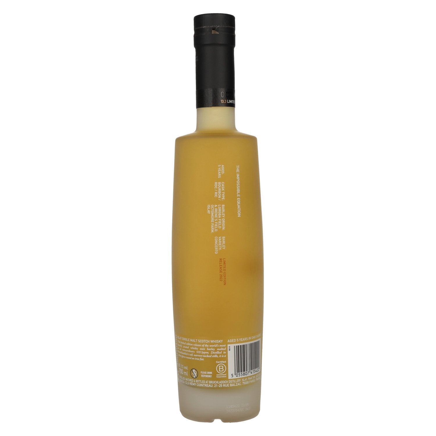 Octomore EDITION: 13.3 Super Heavily Peated Islay Barley 2022 61,1% Vol. 0,7l