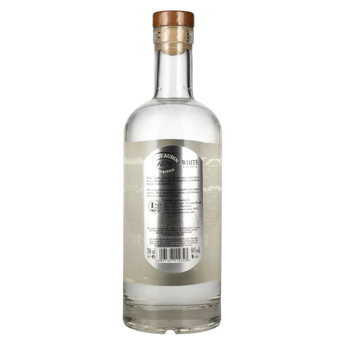 Saint Aubin WHITE Premium Rum 50% vol. 0,7 l