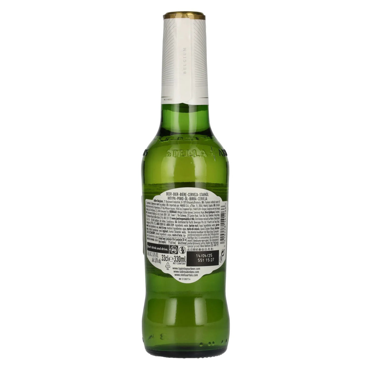 Stella Artois Premium Lagerbier 5,2% vol. 0,33 l