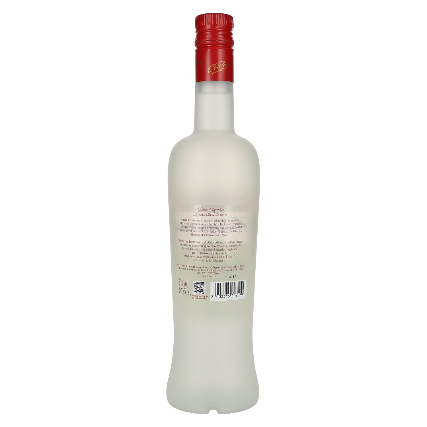 Roner Pommé Grüner Apfel Likör 21% Vol. 0,7l