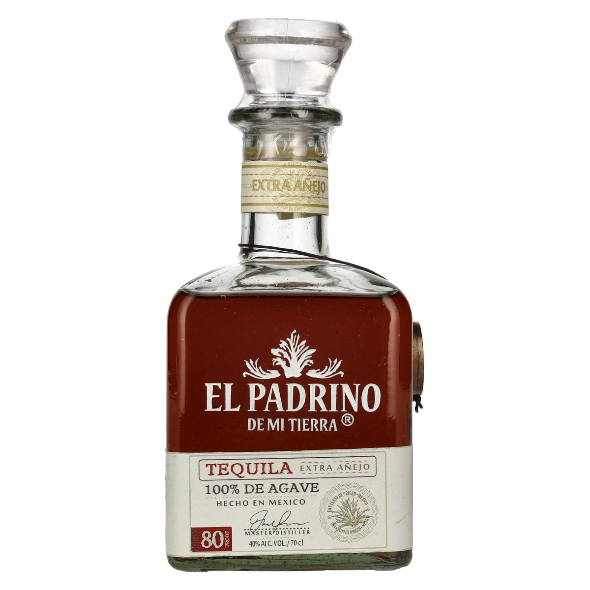 El Padrino Tequila EXTRA AÑEJO 100% Puro de Agave 40% Vol. 0,7l