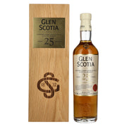 Glen Scotia 25 Years Old Single Malt Scotch Whisky 48.8% ABV 0.7l in a wooden box