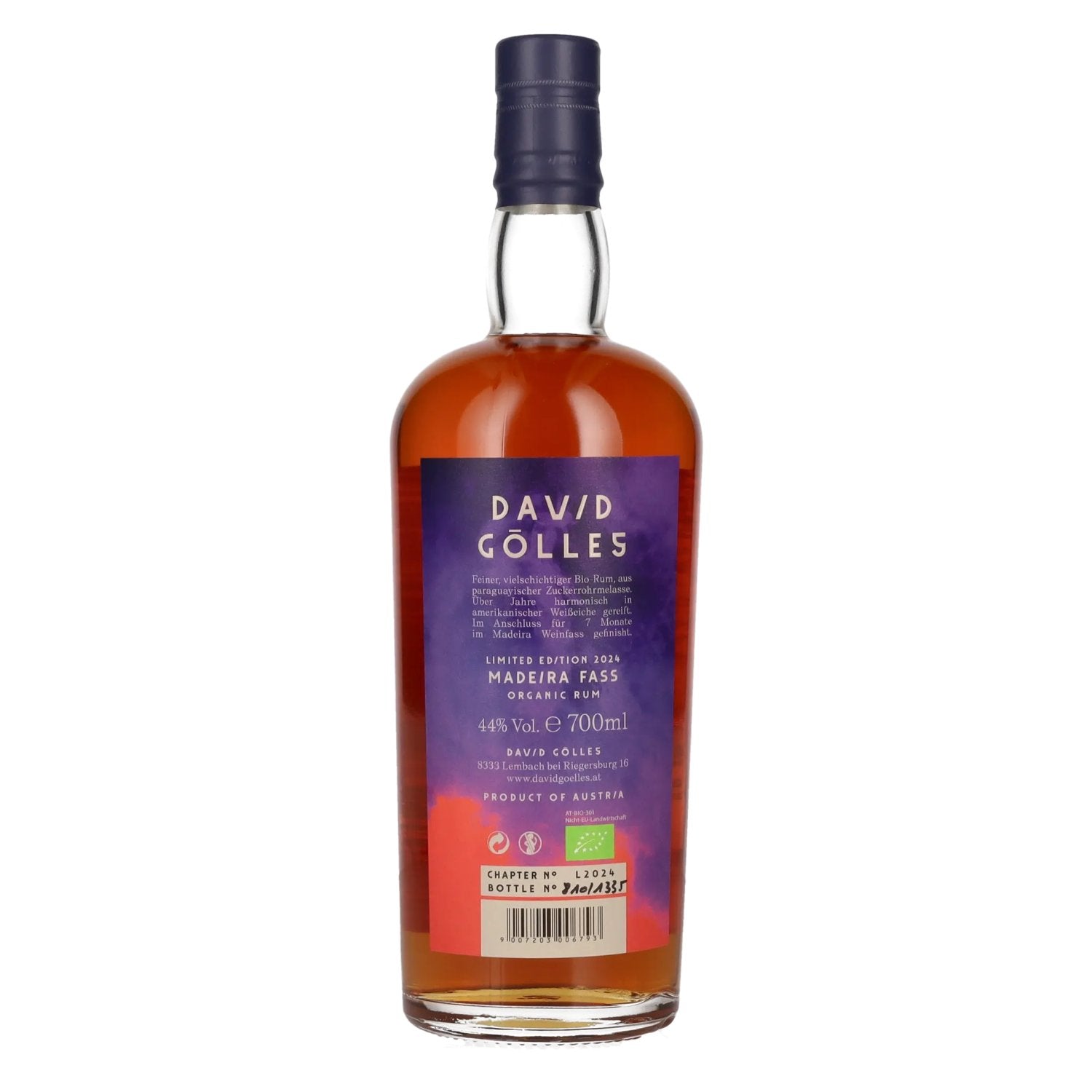 Ron Johan Madeira Cask Rum Limited Edition 2024 44% Vol. 0,7l