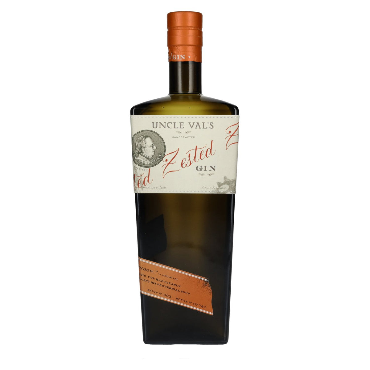 Uncle Val's Zested Gin Batch nr. 003 45% vol. 0,7 l