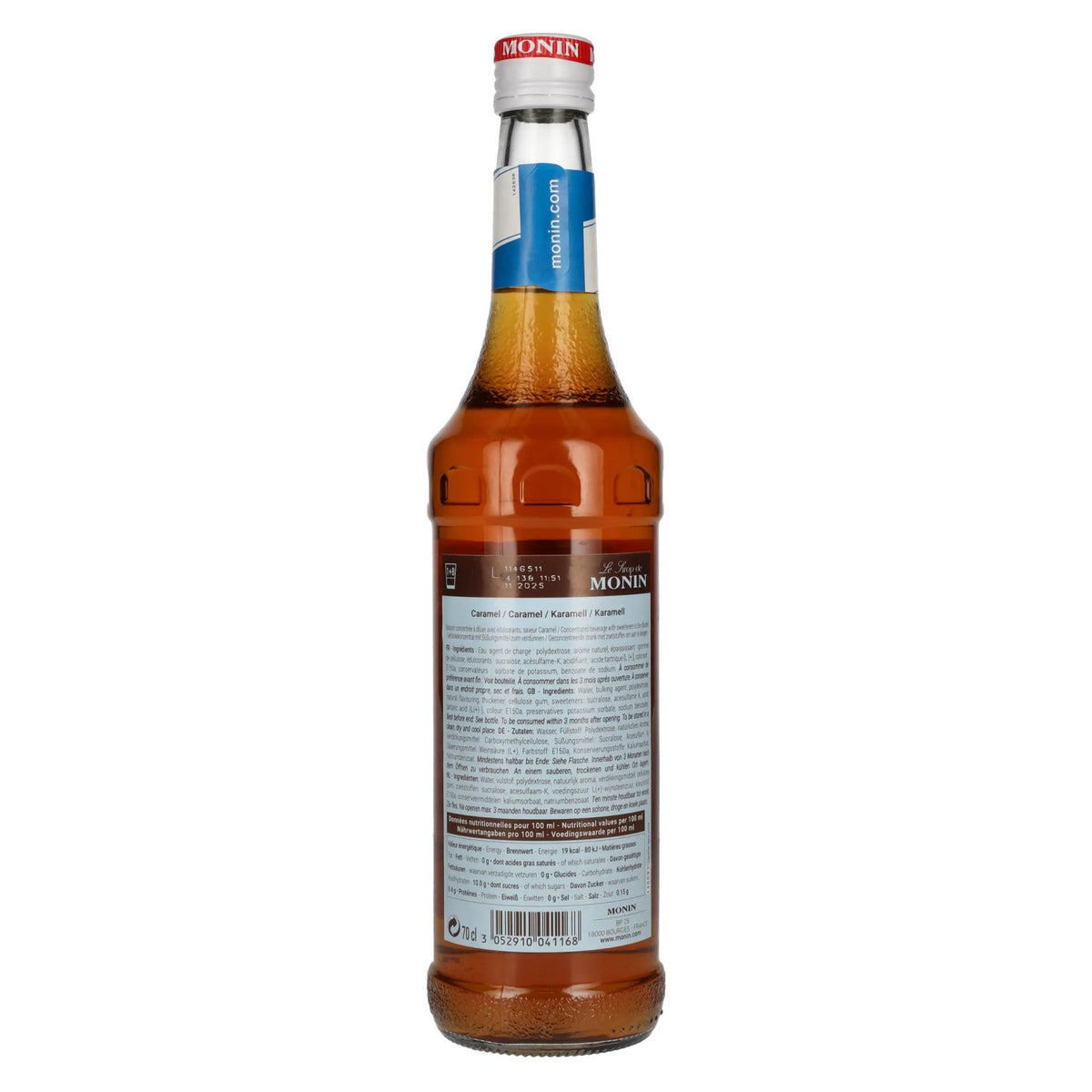Sirop Monin CARAMEL SANS SUCRE 0,7 l