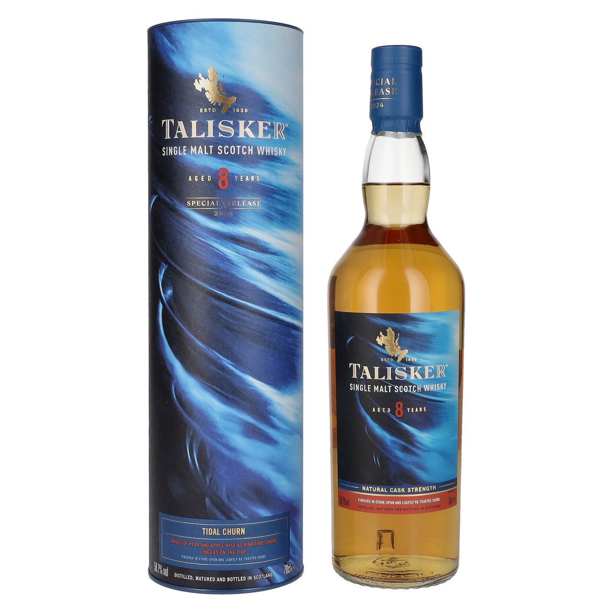 Talisker 8 Years Old Tidal Churn Single Malt Special Release 2024 58,7% Vol. 0,7l in Geschenkbox