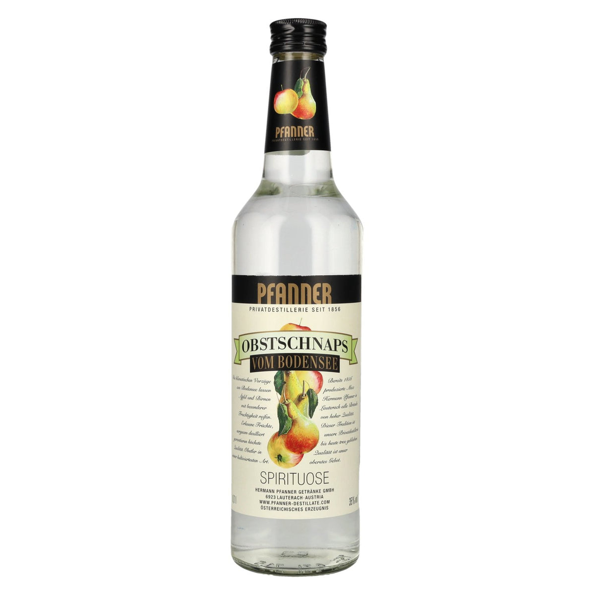 Pfanner Fruit Schnapps from Lake Constance, 35% vol., 0.7 l