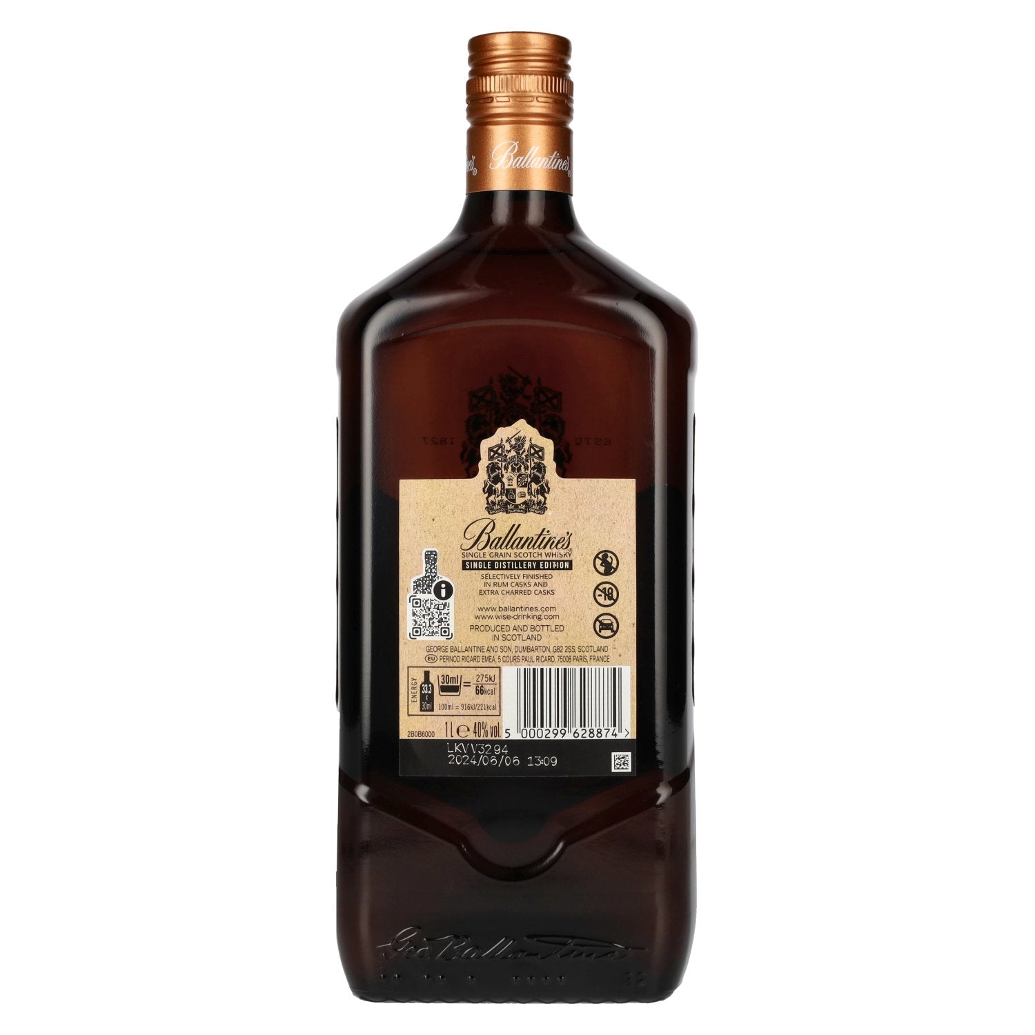 Ballantine's SINGLE DISTILLERY EDITION Single Grain Scotch Whisky 40% Vol. 1l