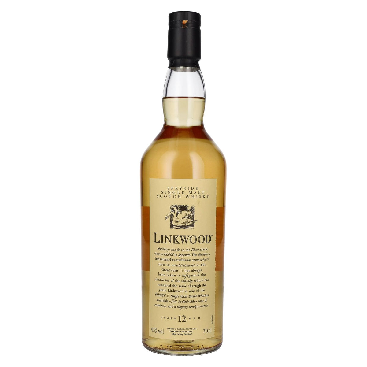 Linkwood 12 ans d'âge FLORA &amp; FAUNA Speyside Single Malt 43 % vol. 0,7 l