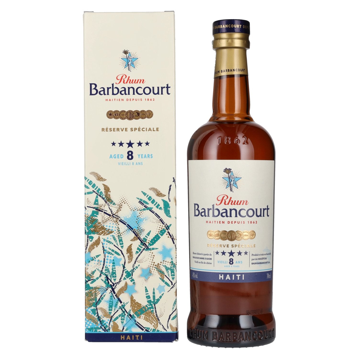 Barbancourt 8 Years Old Réserve Spéciale Haiti Rhum 43% Vol. 0,7l in Geschenkbox