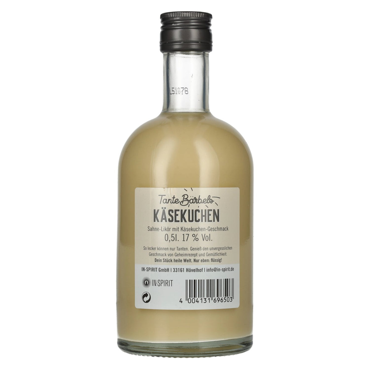 Tante Bärbels Käsekuchen Sahne-Likör 17% Vol. 0,5l