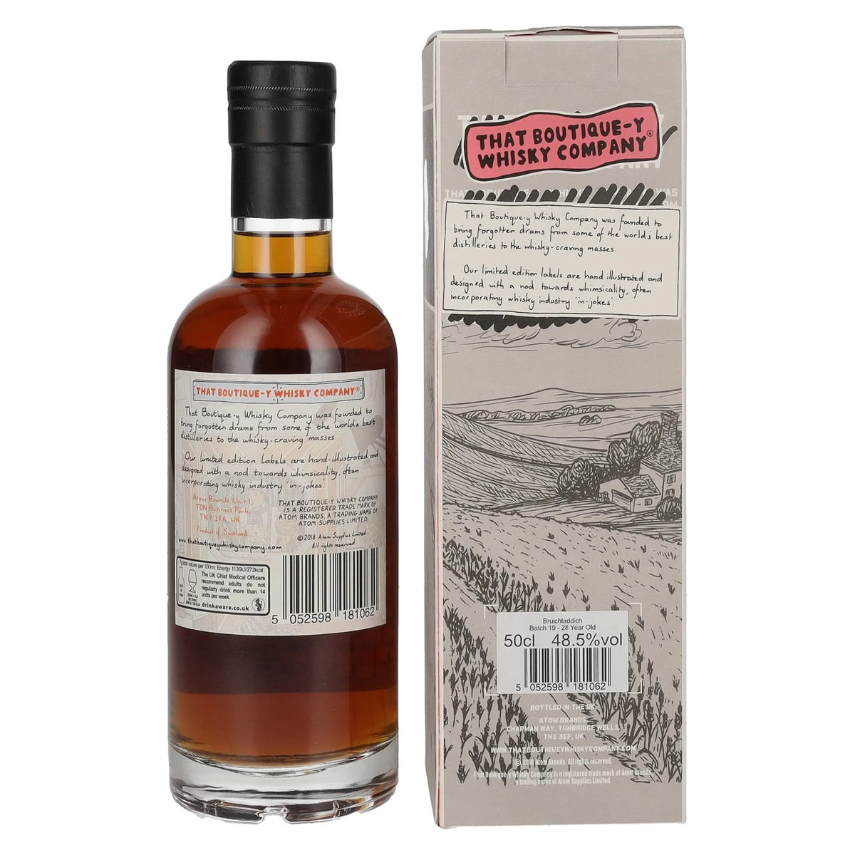 That Boutique-y Whisky Company BRUICHLADDICH 28 Years Old Batch 19 48,5% Vol. 0,5l in Geschenkbox